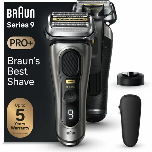 Braun series 9 pro+ 9515s brijačiaparat s postoljem za punjenje - grafitno sivi