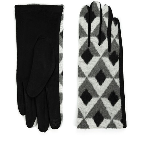 Art of Polo Woman's Gloves Rk23207-3 Black/Light Grey Slike