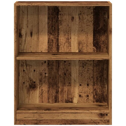  Regal za knjige boja starog drva 60x24x76 cm konstruirano drvo Slike