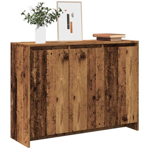 VidaXL Komoda starinski les 102x33x75 cm inženirski les Slike