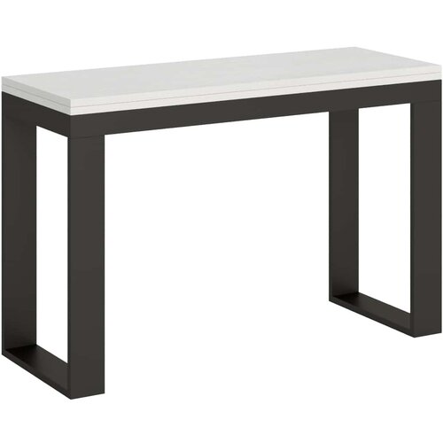 Itamoby   Tecno Double (120/200x45/90) - bela, barva nog: antracit - preklopna jedilna miza, (20842239) Cene