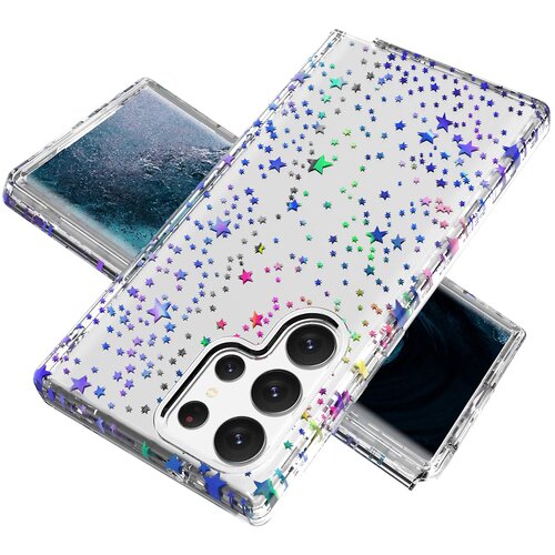 INORCO Za Samsung Galaxy S23 Reže za kartice Telefonski ovitek Ring Kickstand PU usnje prevlečen TPU ovitek, (22036957) Slike