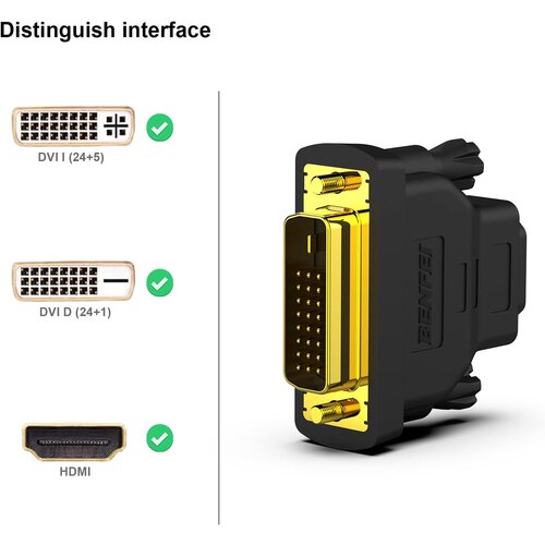 Generic računalniški dvi moški 24+1 v hdmi ženski pretvornik visoke ločljivosti, (21127336) Cene