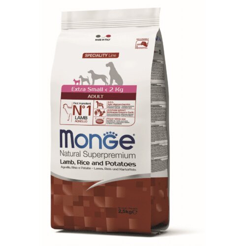 Monge Natural superpremium extra small adult lamb with rice and patatoes - 800 g Cene