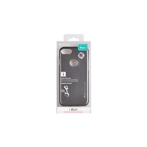  Futrola Mercury i-Jelly metal case iPhone 7/8 gray Slike