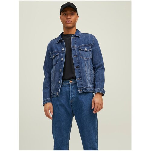 Jack &amp;amp; Jones Blue Men&amp;#039;s Denim Jacket Alvin - Men&amp;#039;s Slike