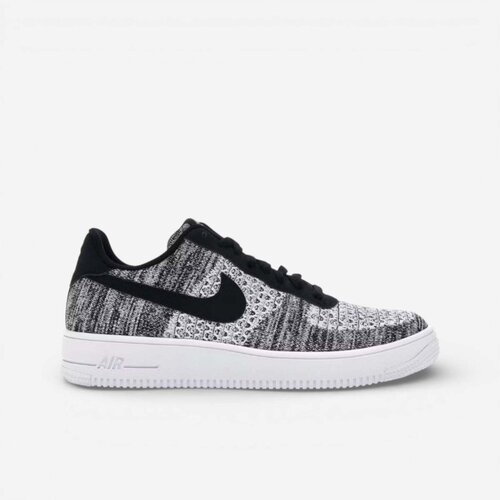 Nike Nizke superge Air Force 1 Flyknit 2 Black Pure Platinum Bela Cene