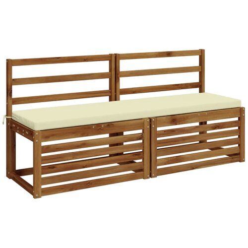  Jastučići za klupe - 2 dijela SOEST 2 kom. 100% poliester Krem - Krem 160 x 40 x 5 cm Poliester Cene