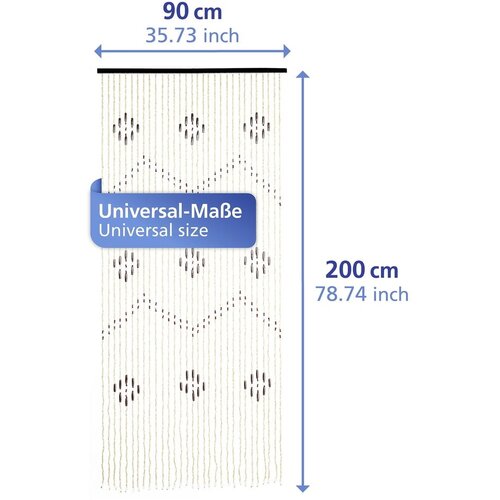 Maximex Zavjesa za vrata od bambusa u prirodnoj boji 90x200 cm &amp;ndash; Slike