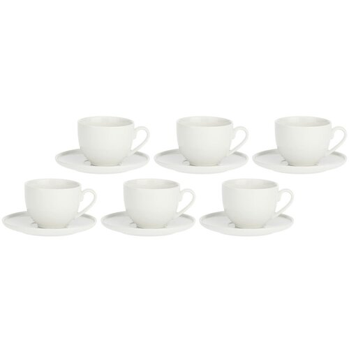La Porcellana Bianca CORTE Set of 6 coffee cups with saucer 80 ml Cijene