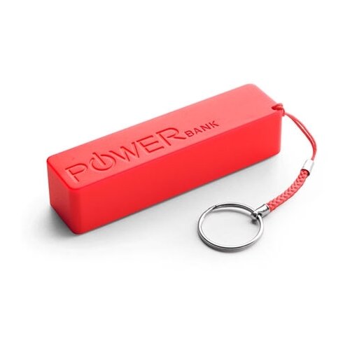 Powerbank EXTREME QUARK, 2000mAh RED, + key ring, XMP101R Slike