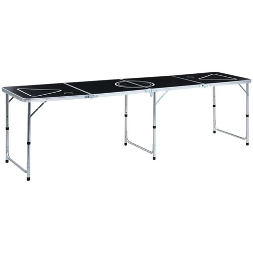  Zložljiva miza za beer pong 240 cm črna, (5000202780) Cene