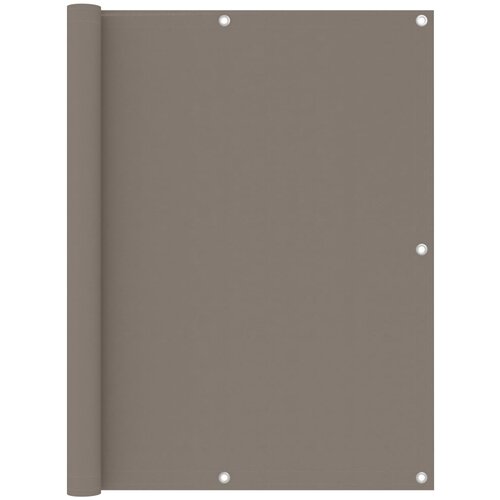 vidaXL balkonski zastor smeđe-sivi 120 x 500 cm od tkanine Oxford Cijene