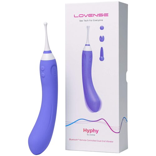 Lovense Hyphy - pametni vibrator 2v1 za polnjenje (vijolična) Cene