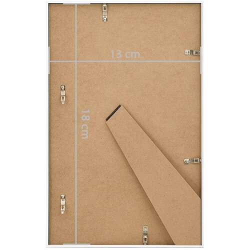  Okviri za fotografije 3 kom za stol bijeli 13 x 18 cm MDF Slike