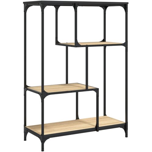 Maison Chic Knjižna omara - Knjižna polica - Knjižni regal sonoma hrast 81x36x115 cm inž. les in jeklo, (21723101) Cene