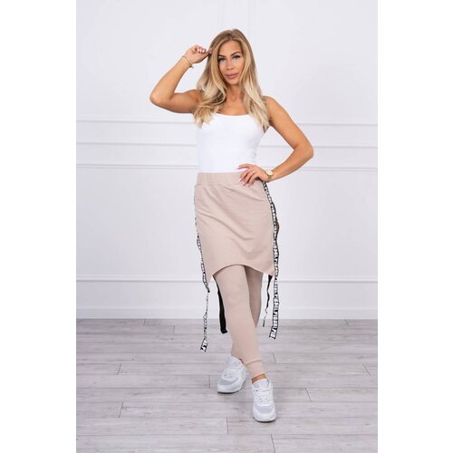 Kesi Pants/suit with beige selfie lettering Slike