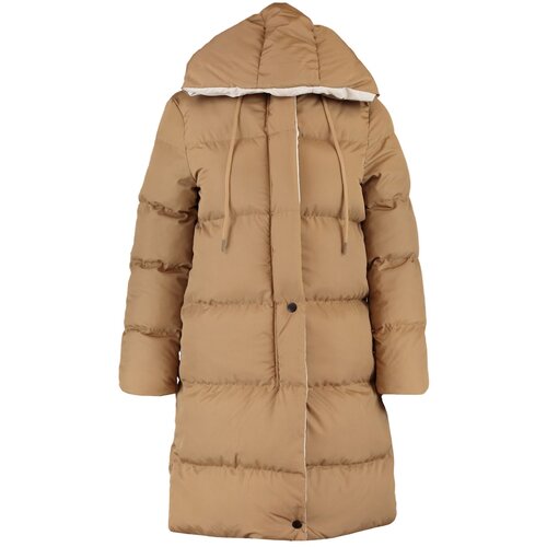 Trendyol Brown Wide Cut Oversize Double Sided Down Jacket Slike