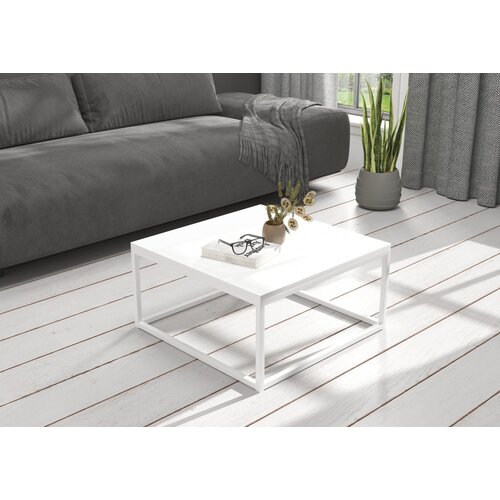 ADRK Moderna kavna mizica BELTEN 65x65 cm - BELA Cene