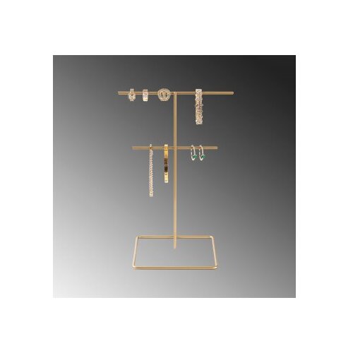 Wallxpert Držač za nakit TK-004, 15x30 cm, Zlatna boja Slike