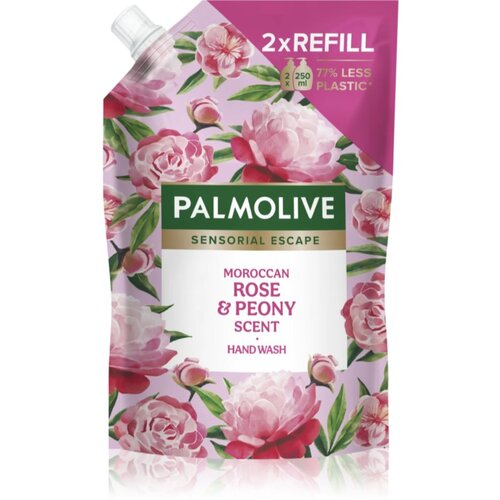 Palmolive Sensorial Escape Moroccan Rose & Peony tekoče milo za roke nadomestno polnilo 500 ml Cene