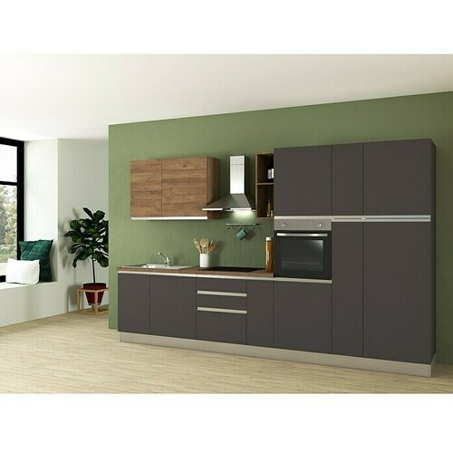 Marinelli Cucine Montažna kuhinja Ametista (Širina: 345 cm, S električnim uređajima) Cijene