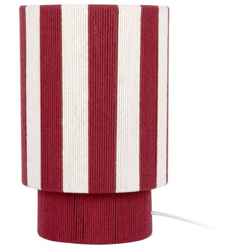Leitmotiv Rdeča/bela namizna svetilka iz vrvi (vi&amp;scaron;ina 35 cm) Vienna Stripes &amp;ndash; Slike
