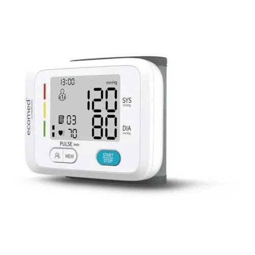 ECOMED by Medisana BW-83E Tlakomjer za Zape&amp;scaron;će &amp;ndash; Za 2 Korisnika, Veliki LCD Zaslon i Memorija Mjerenja Slike