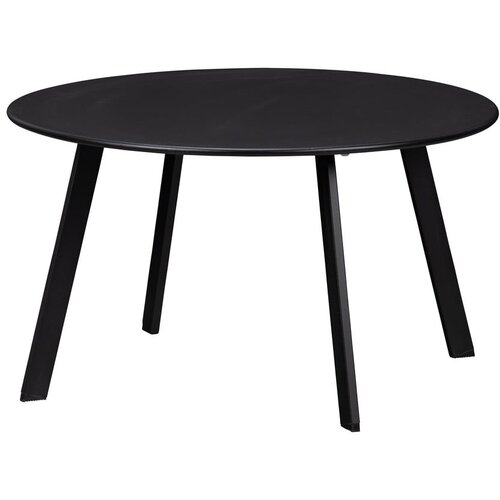 WOOOD Črna vrtna mizica Fer, ø 70 cm Cene