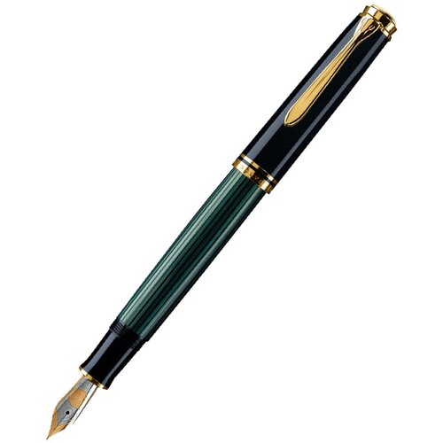 Pelikan Nalivno pero Souveraen F M400, črno zelen Slike