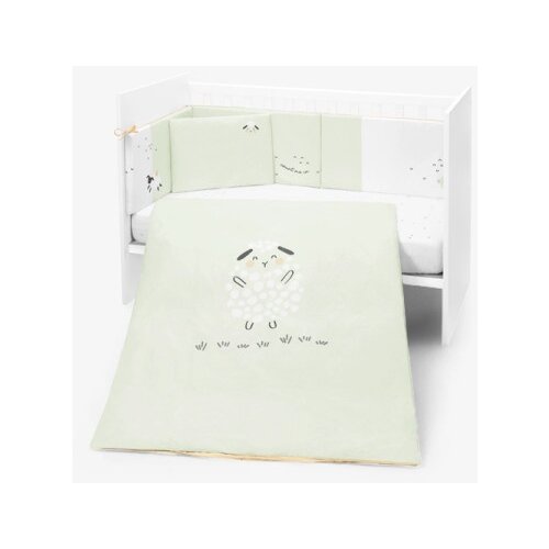 Kikka Boo Posteljina sa ogradicom 6 pcs 60/120 Sleepy Sheep ( KKB60136 ) Cene