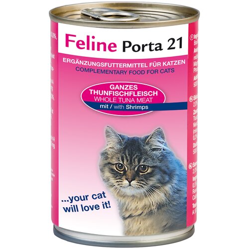 Porta Feline 21 varčno pakiranje 12 x 400 g - Tuna s kozicami Cene