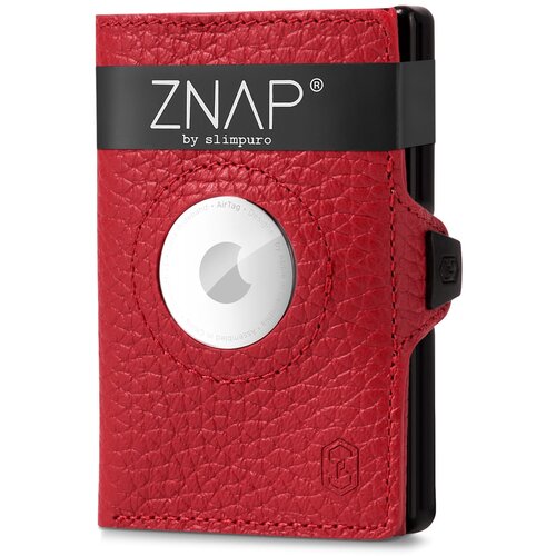Slimpuro Denarnica ZNAP Airtag Wallet, 8 kartic, predal za kovance, 9 x 1,5 x 6 cm (&amp;Scaron; x V x G), za&amp;scaron;čita RFID Slike
