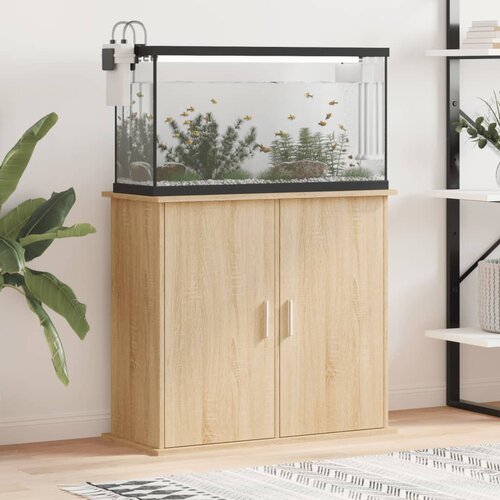 vidaXL Stojalo za akvarij sonoma hrast 81x36x73 cm inženirski les Cene