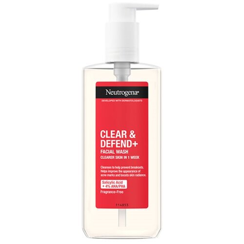 Neutrogena clear defend + facial wash 200ml ( A068285 ) Cene
