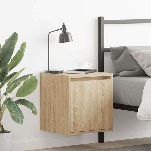  Stenske nočne omarice 2 kosa sonoma hrast 38x34x40 cm Cene