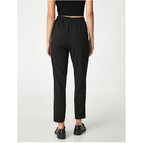 Koton Comfortable Trousers with Piping Detail, Elastic Waist, Pocket. Slike