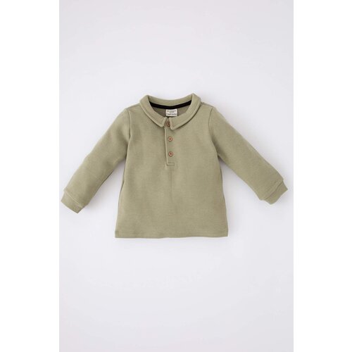 Defacto Regular Fit Shirt Collar Sweatshirt Slike