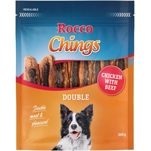 Rocco Varčno pakiranje Chings Double - Pi&amp;scaron;čanec &amp;amp; govedina 4 x 200 g Slike