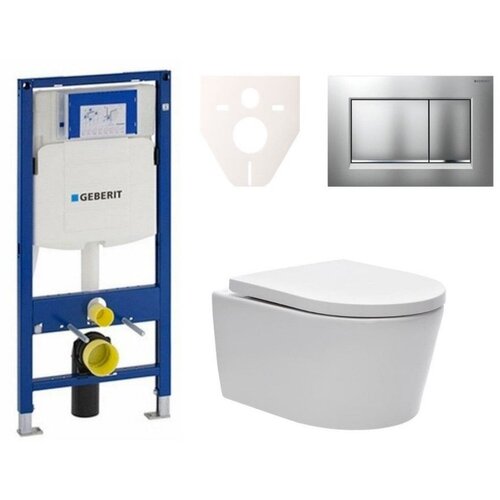 Geberit SIKOGES3W7 sat brevis wc školjka s kompletom duofix 111.300.00.5 Sigma30 Cene