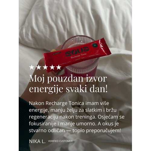 Equa Recharge Tonic kisela jabuka + Recharge ča&amp;scaron;a Slike