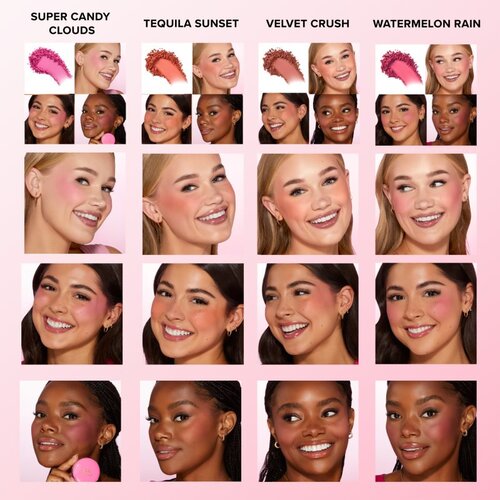 Too Faced Cloud Crush Blush kompaktno rdečilo z ogledalom odtenek Super Candy Clouds 5 g Slike