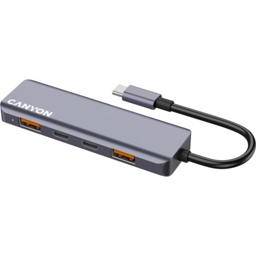 Canyon hub DS-18 5in1 USB-C Grey Slike