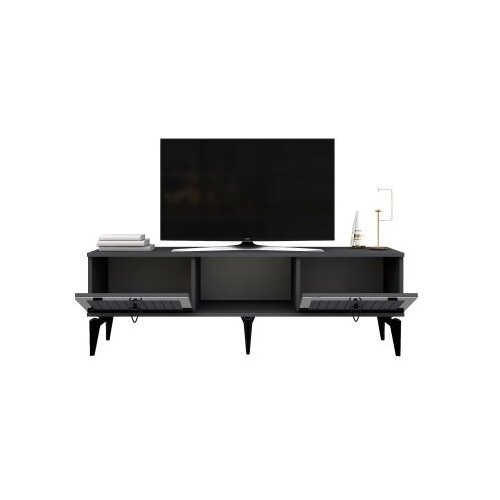Hanah home tv polica linda anthracite silver Cene