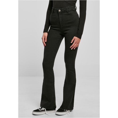 UC Ladies Ladies Super Stretch Bootcut Denim Pants black stone washed Slike