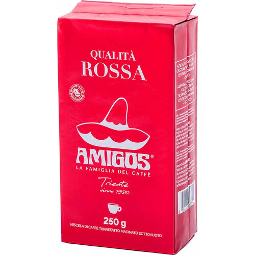 Amigos Caffè Qualità rossa 250g | mlevena espresso kafa Cene