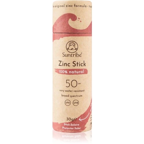 Suntribe Sports Zinc Stick mineralna zaščitna paličica za občutljive predele kože SPF 50 Retro Red 30 g Cene