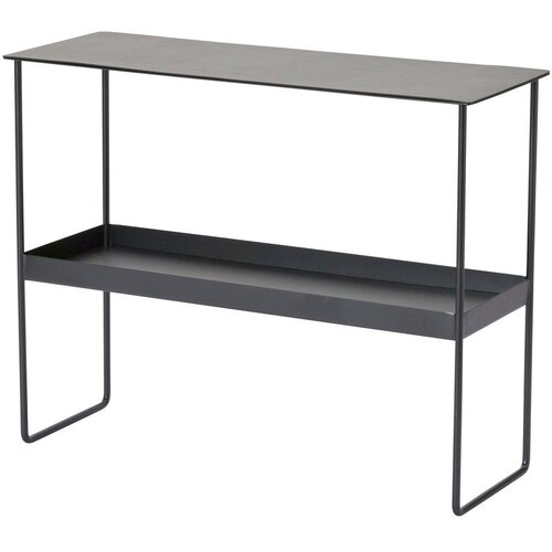 LIND DNA Crni metalni pomoćni stol 29x78 cm Bull – Cijene