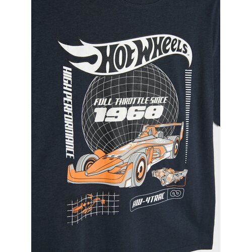 Sinsay Pamučna oversize majica s printom Hot Wheels Slike