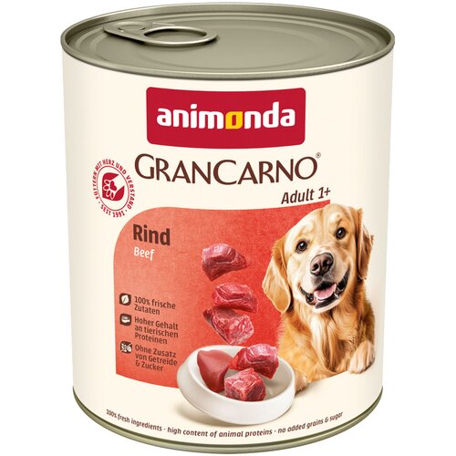  Ekonomično pakiranje animonda GranCarno Original 12 x 800 g - Govedina Cijene